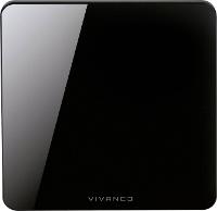 Vivanco TVA 4090 Actieve DVB T/T2 platte antenne Binnen Zwart