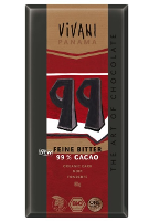 Vivani Chocoladereep Puur 99% Cacao