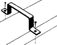 Wallair S20118 Vlakkanaal ventilatiesysteem 100 Buishouder