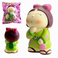 Vlampo Appleblossoms Squishy Japan Kimono Girl Slow Rising Original Packaging Collection Gift Decor