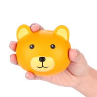 Vlampo Squishy Bear Head 3.9'' Slow Rising Original Packaging Kawaii Cute Collection Gift Decor Toy