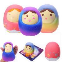 Vlampo Squishy Doll Jumbo Tumbler 13 cm gelicentieerde trage stijgende originele verpakking collectie cadeau decor