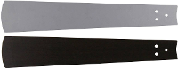 Vleugelset voor plafondventilator CasaFan FLÃGEL WENGE/LACK SILBERGRAU 103 Vleugeldecor: Wenge, Grijs