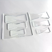 Vlinders Router Sjabloon Set Transparant Acryl Vlinders Sjabloon Meerdere Maten Dikke Heldere Router Sjabloon voor Nauwk