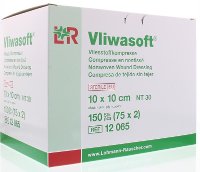 Lohmann & Rauscher Vliwasoft Kompres 10x10cm