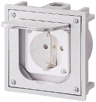 Vloerinbouw contactdoos ABL Sursum 147.1461 IP41 Grijs