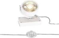 Vloerlamp GU10 Energielabel: A++ (A++   E) SLV 1000723 Wit