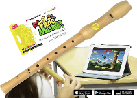Voggenreiter Flute Master Barock Bergahorn Blokfluit