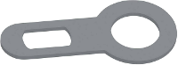 Vogt Verbindungstechnik 2055.68 Soldeeroog Contactoppervlakte Vertind 100 stuk(s) (l x b) 12 mm x 6.5 Mm
