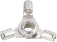 Vogt Verbindungstechnik 3520a3 Splitter Dwarsdoorsnede (max.): 2.50 Mm² Schachtdiameter: 4 mm Ongeïsoleerd Metaal 1 stuk(s)