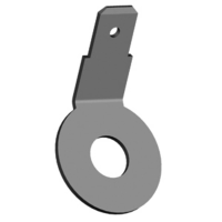 Vogt Verbindungstechnik 3869n45.60 Plug tong Insteekbreedte: 6.30 Mm Insteekdikte: 0.8 Mm 45 ° 500 stuk(s)