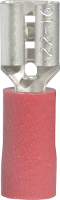 Vogt Verbindungstechnik 3901S Platte stekker (female) Insteekbreedte: 4.8 Mm Insteekdikte: 0.5 Mm 180 ° Deels geïsoleerd Rood 1 stuk(s)