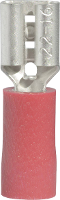Vogt Verbindungstechnik 3902S Platte stekker (female) Insteekbreedte: 4.8 Mm Insteekdikte: 0.8 Mm 180 ° Deels geïsoleerd Rood 1 stuk(s)