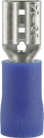 Vogt Verbindungstechnik 3904S Platte stekker (female) Insteekbreedte: 4.8 Mm Insteekdikte: 0.5 Mm 180 ° Deels geïsoleerd Blauw 1 stuk(s)