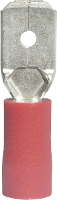 Vogt Verbindungstechnik 3910S 1 Platte stekker (male) Insteekbreedte: 6.3 Mm Insteekdikte: 0.8 Mm 180 ° Deels geïsoleerd Rood 1 stuk(s)