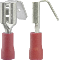 Vogt Verbindungstechnik 3925S Platte stekker (female) Met vertakking Insteekbreedte: 6.3 Mm Insteekdikte: 0.8 Mm 180 ° Deels geïsoleerd Rood 1 stuk(s)