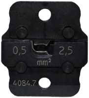 Vogt Verbindungstechnik 4084 Nr.7 4.8/0.5 2.5Mm2 4084.7 Krimpprofiel 0.50 Tot 2.50 Mm²