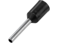 Vogt Verbindungstechnik 460712 Adereindhulzen 1 x 6 mmÂ² x 12 mm Deels geÃ¯soleerd Zwart 100 stuks