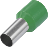 Vogt Verbindungstechnik 460912 Adereindhulzen 1 x 16 mmÂ² x 12 mm Deels geÃ¯soleerd Groen 100 stuks