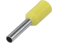 Vogt Verbindungstechnik 490712 Adereindhulzen 1 x 6 mmÂ² x 12 mm Deels geÃ¯soleerd Geel 100 stuks