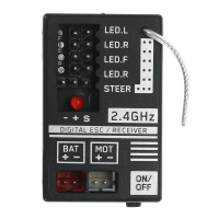 Volantexrc 787 1 1/24 RC Auto onderdelen 2.4G Ontvanger Voertuigmodellen Reserveaccessoires PR2221