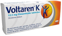 Voltaren K 12,5 mg pijnstiller Filmomhulde Tabletten Diclofenac Kalium