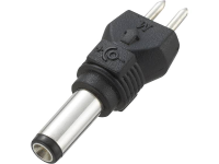 Voltcraft 93027c33 Laagvolt Adapter Met Laagspanningconnector Buiten Ã: 5 Mm, Binnen Ã: 1.5 Mm, Recht 1 Stuks