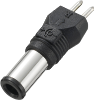 Voltcraft 93027c37 Laagvolt Adapter Met Laagspanningconnector Buiten Ã: 7 Mm, Binnen Ã: 1 Mm, Recht 1 Stuks