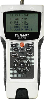 VOLTCRAFT CT 20TDR CT 20TDR Kabeltester Geschikt voor Afgeschermde/niet afgeschermde kabels, CAT3, CAT4, CAT5, CAT5e, CAT6, coax