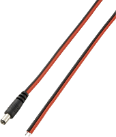 VOLTCRAFT Laagspannings aansluitkabel Laagspanningsstekker   5.5 Mm 2.5 Mm 1 stuk(s)