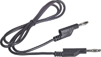 VOLTCRAFT Meetsnoer Banaanstekker 4 mm Banaanstekker 4 mm 1.00 M Zwart 1 stuk(s)
