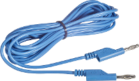VOLTCRAFT MS5/BL Meetsnoer Banaanstekker 4 mm Banaanstekker 4 mm 5.00 M Blauw 1 stuk(s)