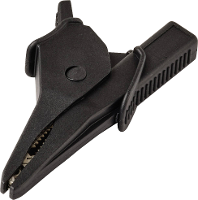 VOLTCRAFT MSK 135 Krokodillenklem gebogen CAT IV 600 V, CAT III 1000 V 10 A Zwart