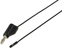 VOLTCRAFT MSL 315 schwarz Meetsnoer Stekker 4 mm Bus 0,64 mm 1 m Zwart 1 stuk(s)