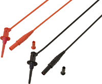 VOLTCRAFT MSL 528 Meetsnoer 4mm veiligheidsstekker 1.2 M Rood, Zwart 1 paar