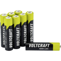 VOLTCRAFT VC 16043045 Oplaadbare AAA batterij (potlood) NiMH 1000 mAh 1.2 V 8 stuk(s)