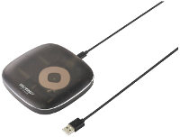 VOLTCRAFT VC Qi WC15 VC 13791415 Inductielader 1670 mA Uitgangen Qi standaard Zwart zilver
