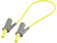 Zeer Flexibele Veiligheidsmeetsnoer [banaanstekker 4 Mm   Banaanstekker 4 Mm] 0.25 M Geel Msb 501 10 A