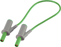 VOLTCRAFT MSB 501 Veiligheidsmeetsnoer Banaanstekker 4 mm Banaanstekker 4 mm 25.00 Cm Groen 1 stuk(s)