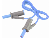 Zeer Flexibele Veiligheidsmeetsnoer [banaanstekker 4 Mm   Banaanstekker 4 Mm] 0.75 M Blauw Msb 501 10 A
