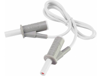 Zeer Flexibele Veiligheidsmeetsnoer [banaanstekker 4 Mm   Banaanstekker 4 Mm] 0.75 M Wit Msb 501 10 A