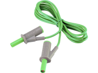 Zeer Flexibele Veiligheidsmeetsnoer [banaanstekker 4 Mm   Banaanstekker 4 Mm] 1.5 M Groen Msb 501 10 A