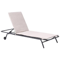 VOLTERRA   Tuin ligstoel   Beige   Stof