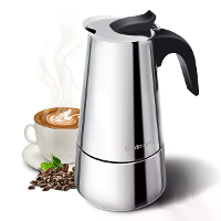 Godmorn Stovetop Espressomaker Moka Pot Percolator Italiaanse Koffiemaker 300 ml/10 oz/6 kopjes Klassieke Café Maker 430