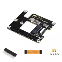 Voor Raspberry Pi 5 PCIe naar M.2 HAT NVME uitbreidingsbord met 16P kabel GPIO header ondersteuning actieve koeler voor