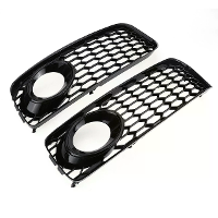 Voorbumper Mistlamp Deksel Rastergrill Honingraat Hex Zwart Voor Audi A5 S Line S5 B8 RS5 2008 2012