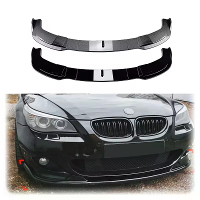 Voorbumperlip splitter spoiler diffuser ABS carrosserie kit cover voor BMW E60 E61 2005 2010 5 Serie 525i 530i 540i 550i