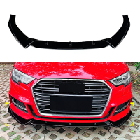 Voorbumperlip spoiler splitter diffuser canards tuning voor Audi S3 A3 8V S line 2017 2020 sedan sportback Maxton stijl