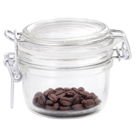 Voorraad/weckpot   transparant   glas   8 x 7 cm   125 ml   Bormioli Rocco