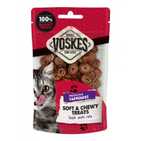 Voskes Soft & Chewy Sushi rolls eend kattensnack (60 g) 5 stuks